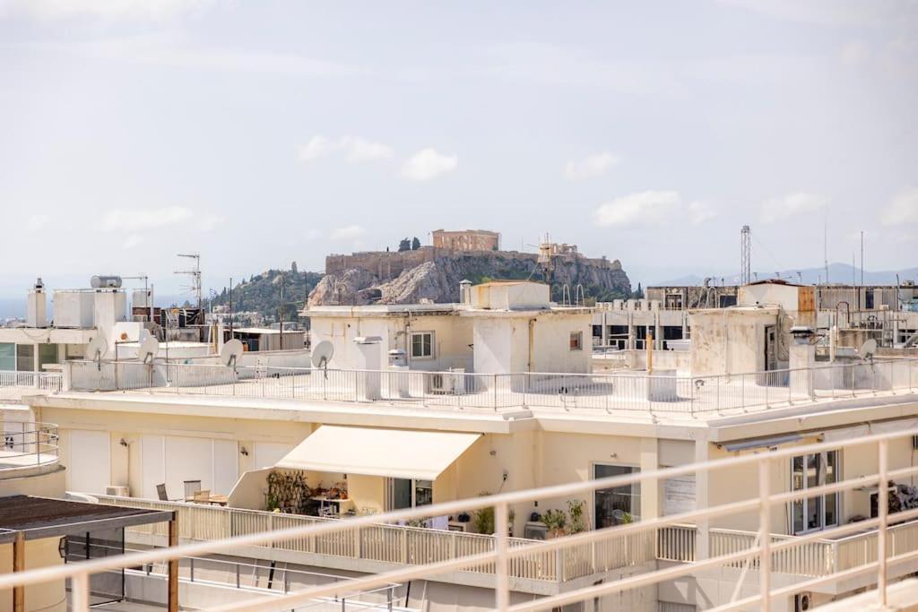 Ferienwohnung Penthouse In The Heart Of Athen Exterior foto
